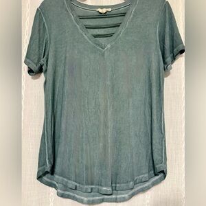 White Crow deep green/grayish River Strappy Top. Sz. S